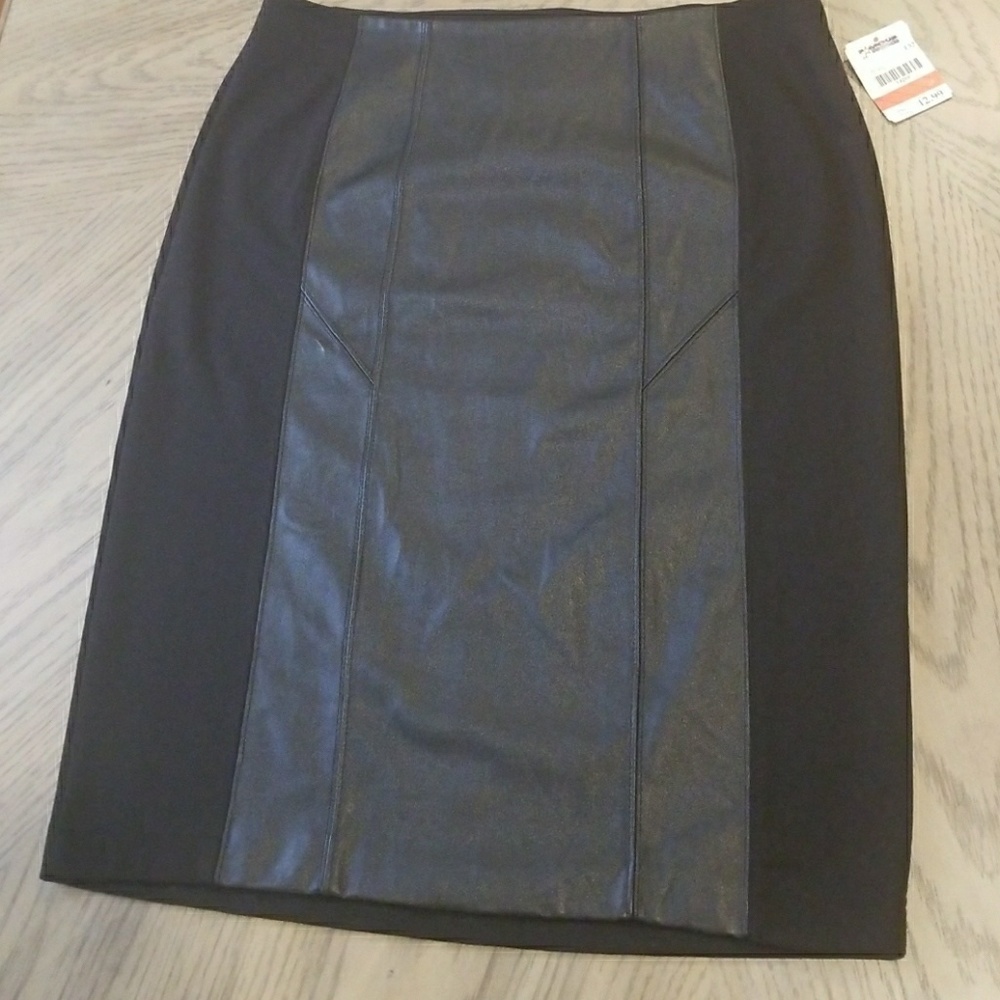Faux leather skirt size small brand new